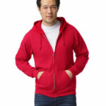 Design Custom Zip Up Hoodies-18600 Heavy Blend Hooded Sweatshirt