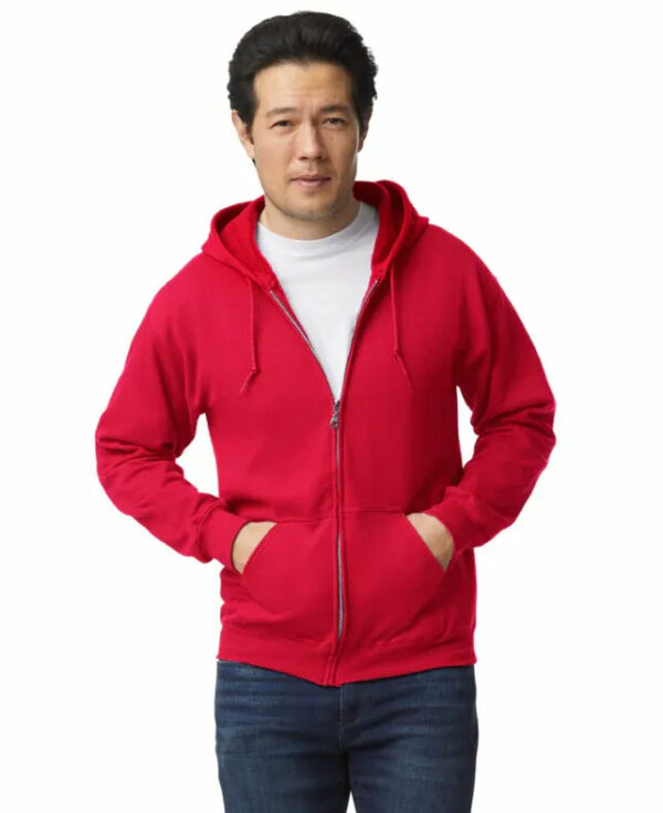 Design Custom Zip Up Hoodies-18600 Heavy Blend Hooded Sweatshirt