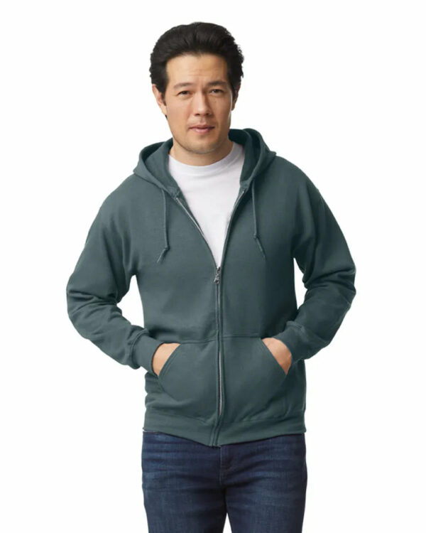 Design Custom Zip Up Hoodies-18600 Heavy Blend Hooded Sweatshirt - Image 10
