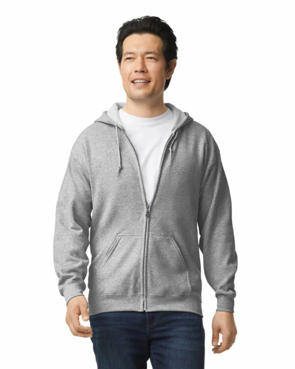 Design Custom Zip Up Hoodies-18600 Heavy Blend Hooded Sweatshirt - Image 9