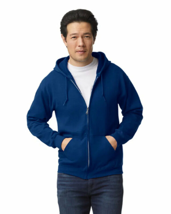 Design Custom Zip Up Hoodies-18600 Heavy Blend Hooded Sweatshirt - Image 7