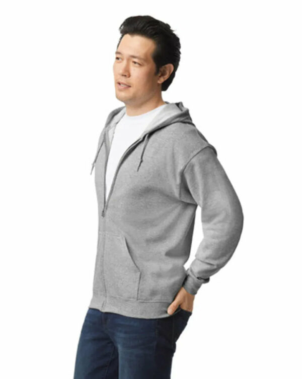 Design Custom Zip Up Hoodies-18600 Heavy Blend Hooded Sweatshirt - Image 6