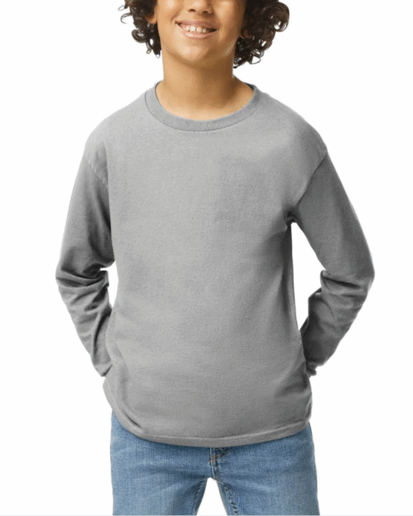 Kids Custom Long Sleeve Tee Shirts - G5400B Youth